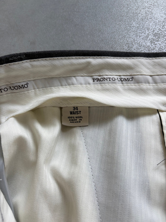 00's PRONTO UOMO wool slacks