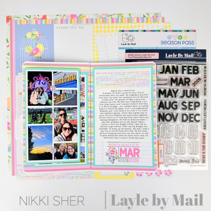 2026 About Last Month - 6x8 Stamp Set - INCLUDED IN YEAR IN REVIEW KIT!
