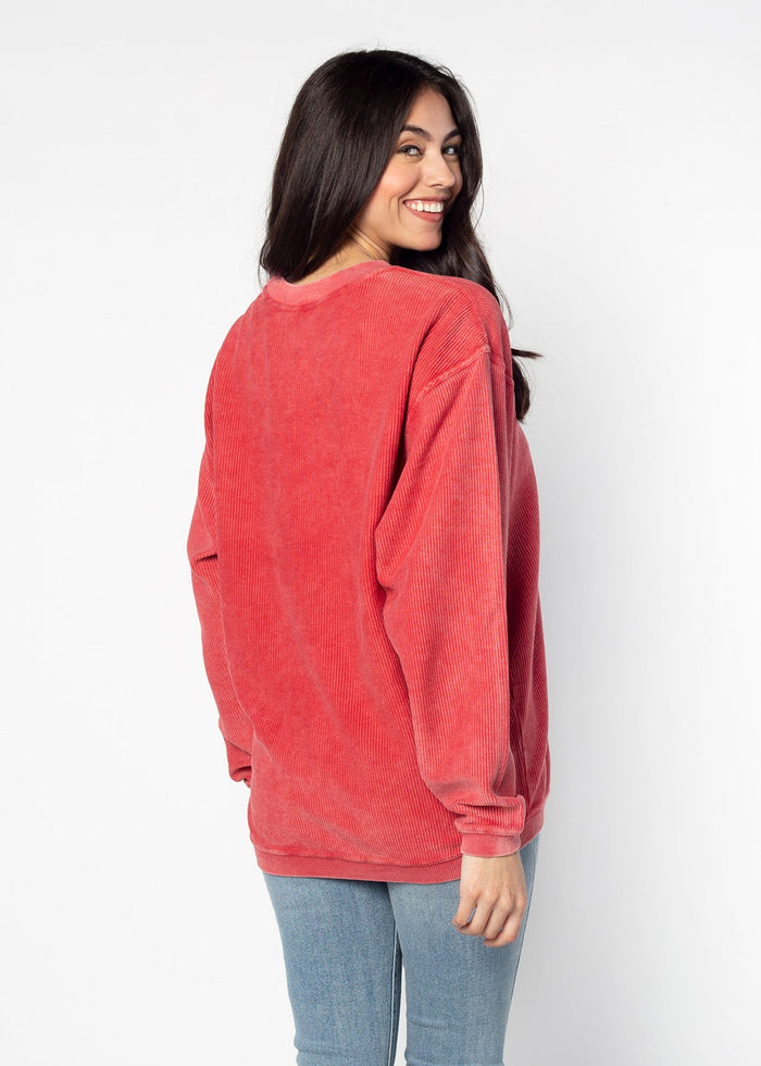 Arkansas Razorbacks Women's Clubhouse Original Corded Crew