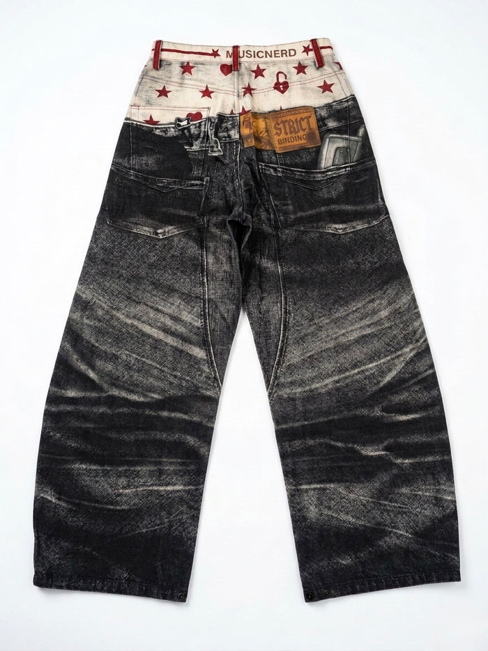 Charm Print Jean by CRUX