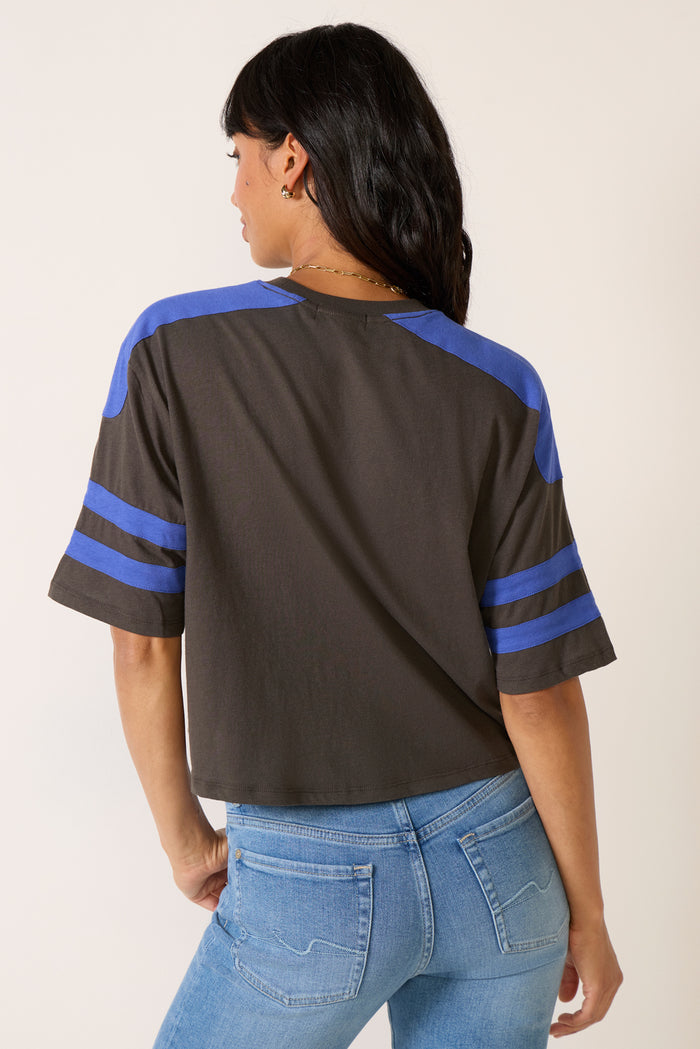 Cowboys Bling Crop Tee