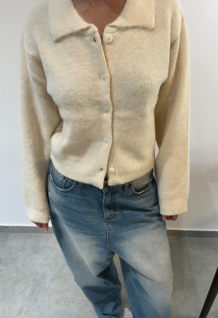 Cropped cardigan