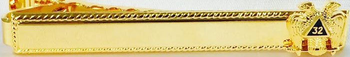D358 Tie Clip Personalized 32nd Scottish Rite