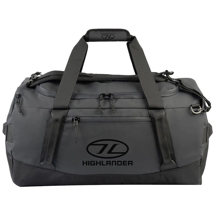 highlander hauler duffel bag 65 litre black