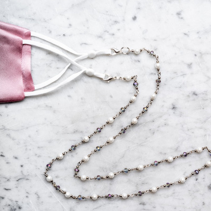 Mask/Glasses Chain-Pearls