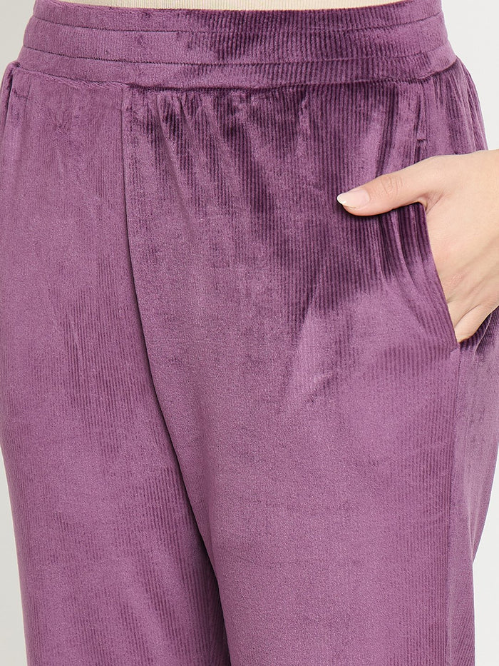mSECRET Purple Track Bottoms