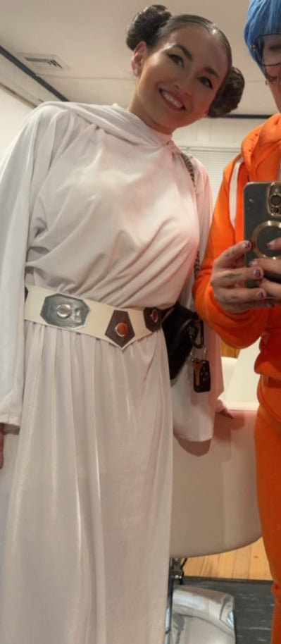 Ready to Ship Small/Medium - Space Rebel Princess Inspired Cosplay Robe in Velvet with Belt