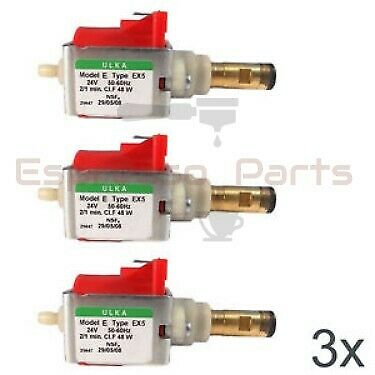 Saeco, Gaggia - 3 x Ulka EX5 vibratory pump, 220V, 50 - 60HZ, 48W - Coffeesection