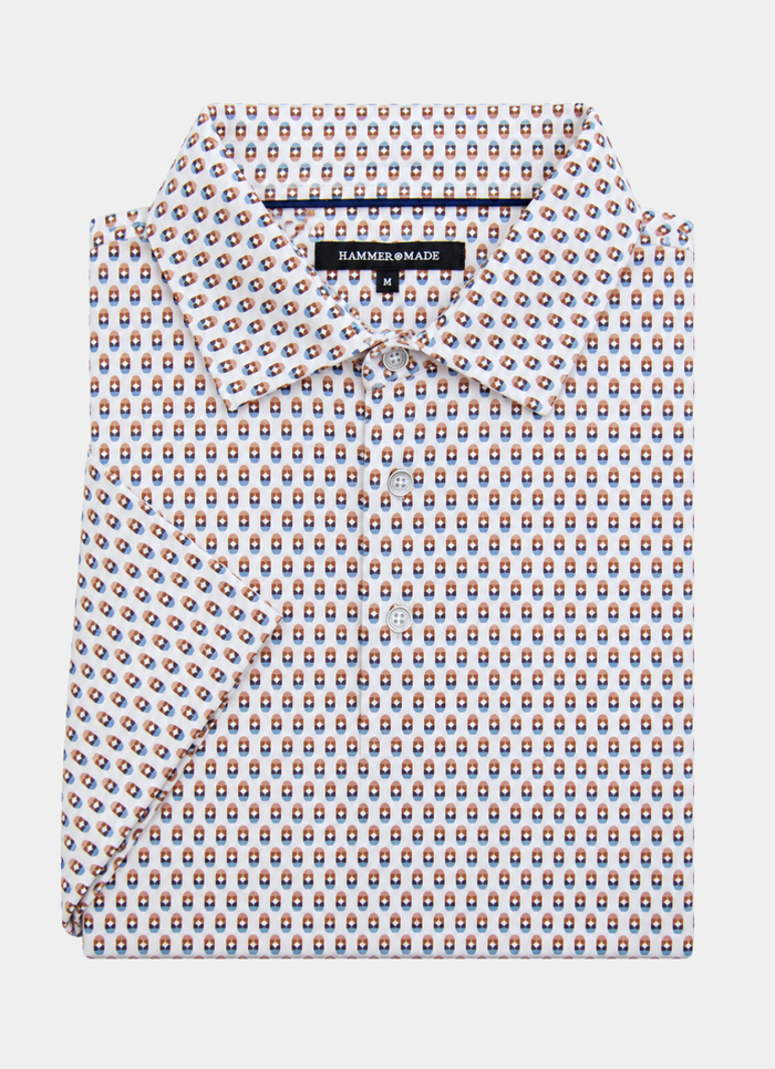 Walseth Printed Stretch Polo