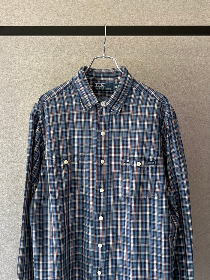 00's Polo Ralph Lauren linen work shirt