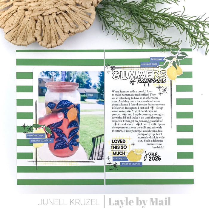 2026 About Last Month - 6x8 Stamp Set - INCLUDED IN YEAR IN REVIEW KIT!