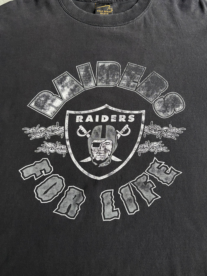 90's NFL RAIDERS print t-shirt