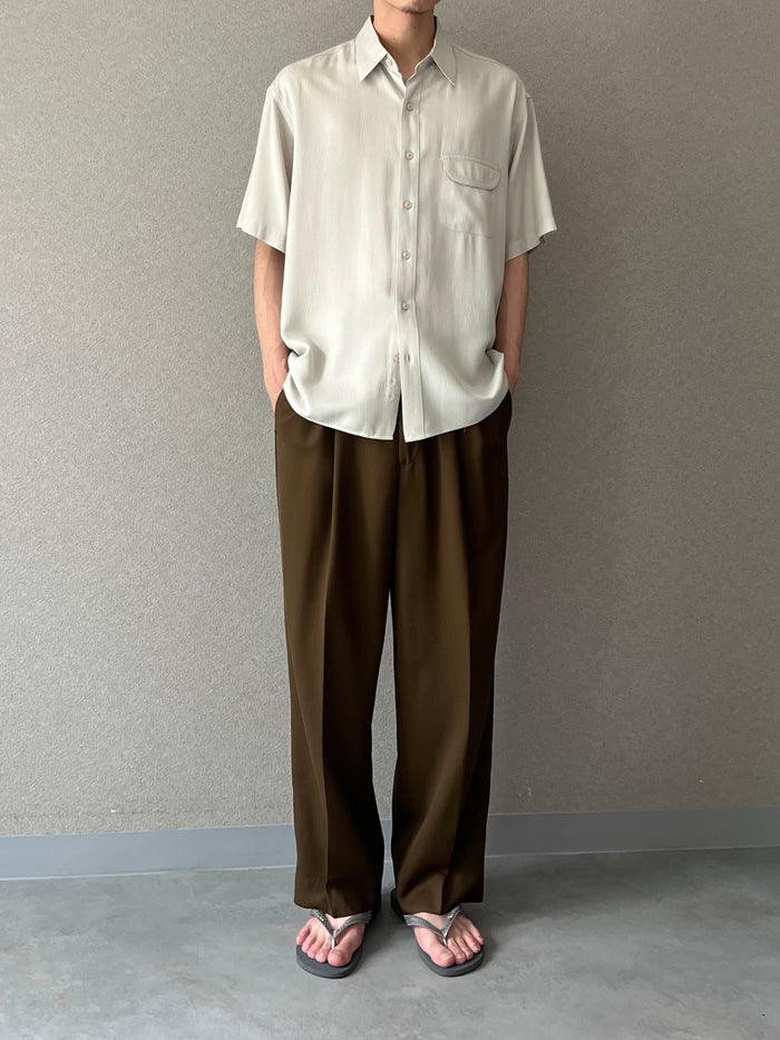 90's PERRY ELLIS S/S rayon shirt