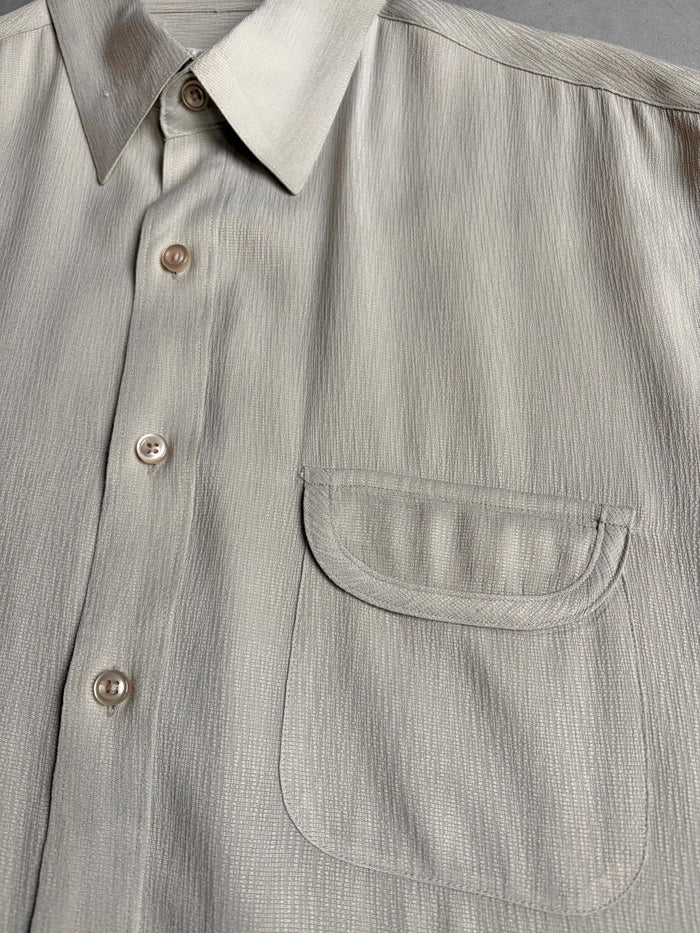 90's PERRY ELLIS S/S rayon shirt