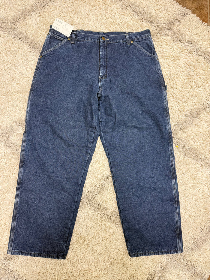 Wrangler Fleece Lined Carpenter Jeans (38x30)