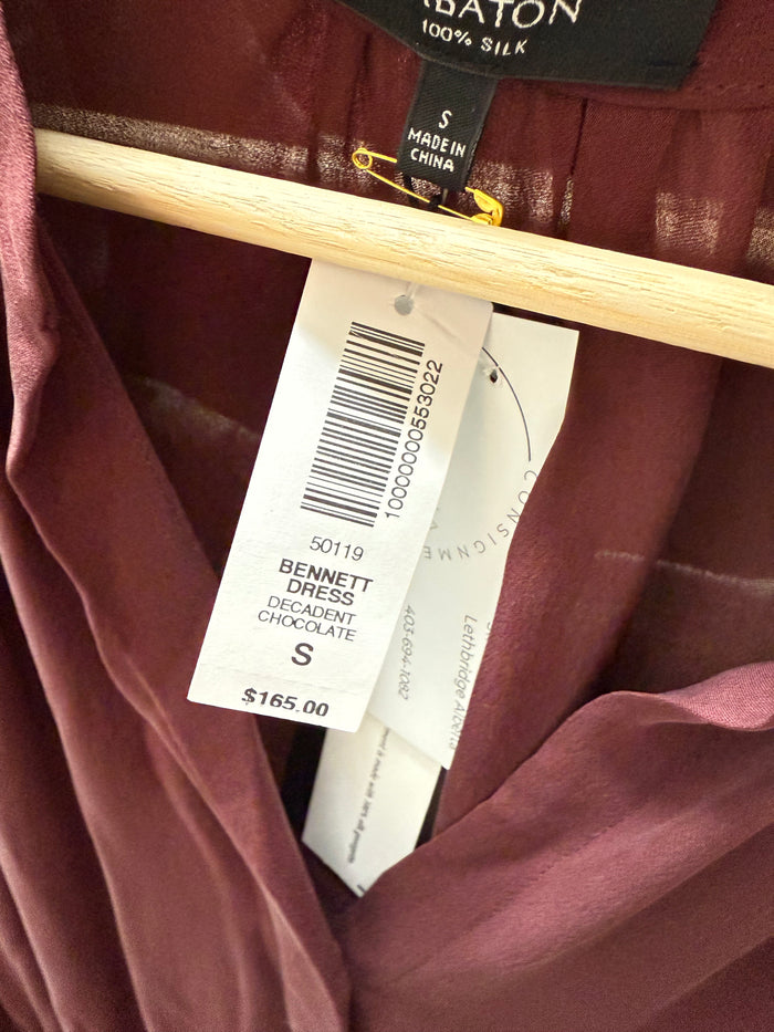 Aritzia Babaton Bennett Silk Dress (S)
