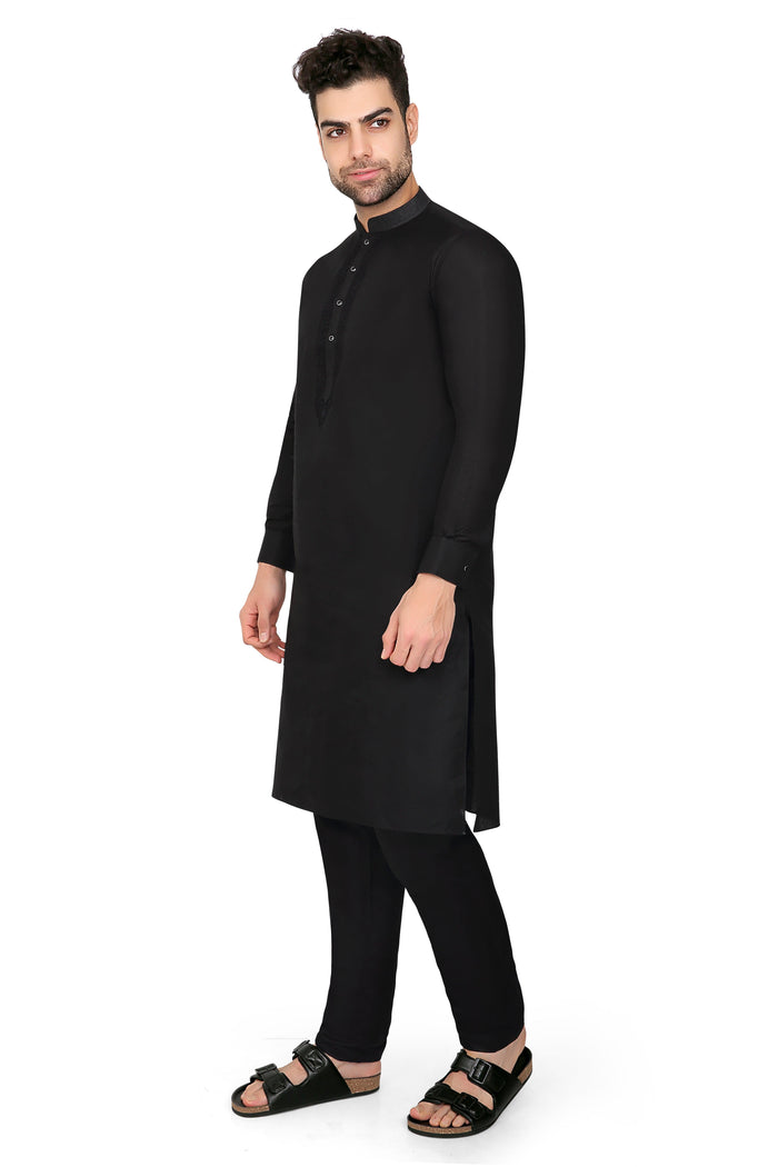 Ahyan Kurta Set Black