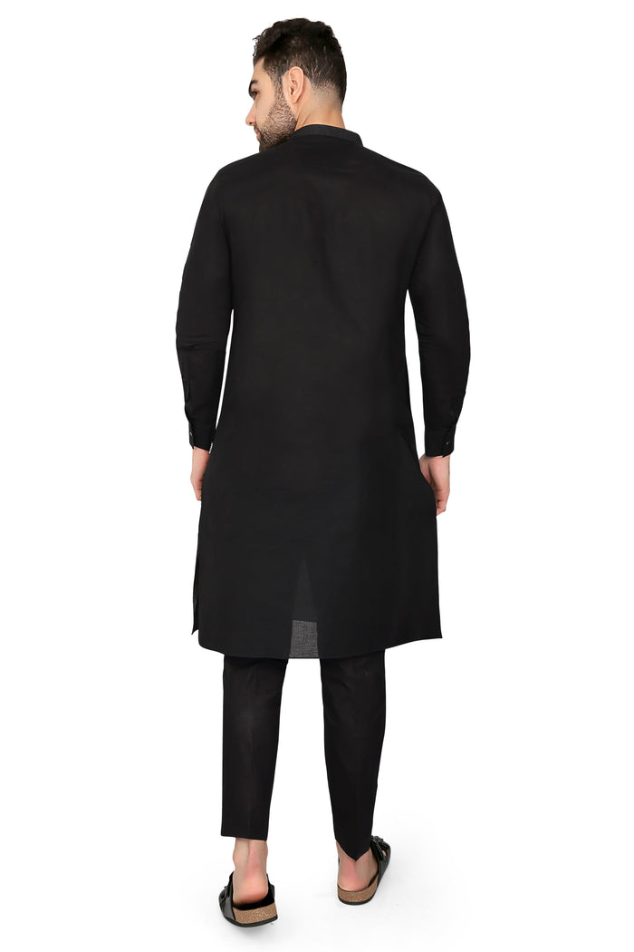 Ahyan Kurta Set Black