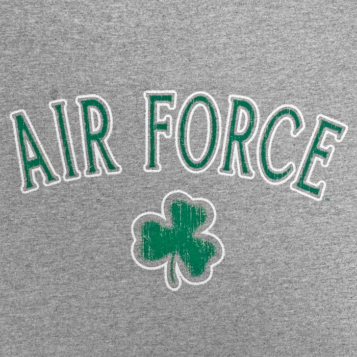 Air Force Distressed Shamrock T-Shirt (Grey)