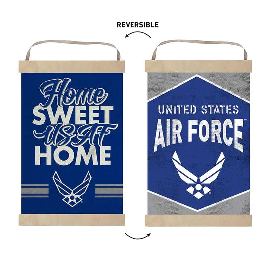 Air Force Home Sweet Home Reversible Banner*
