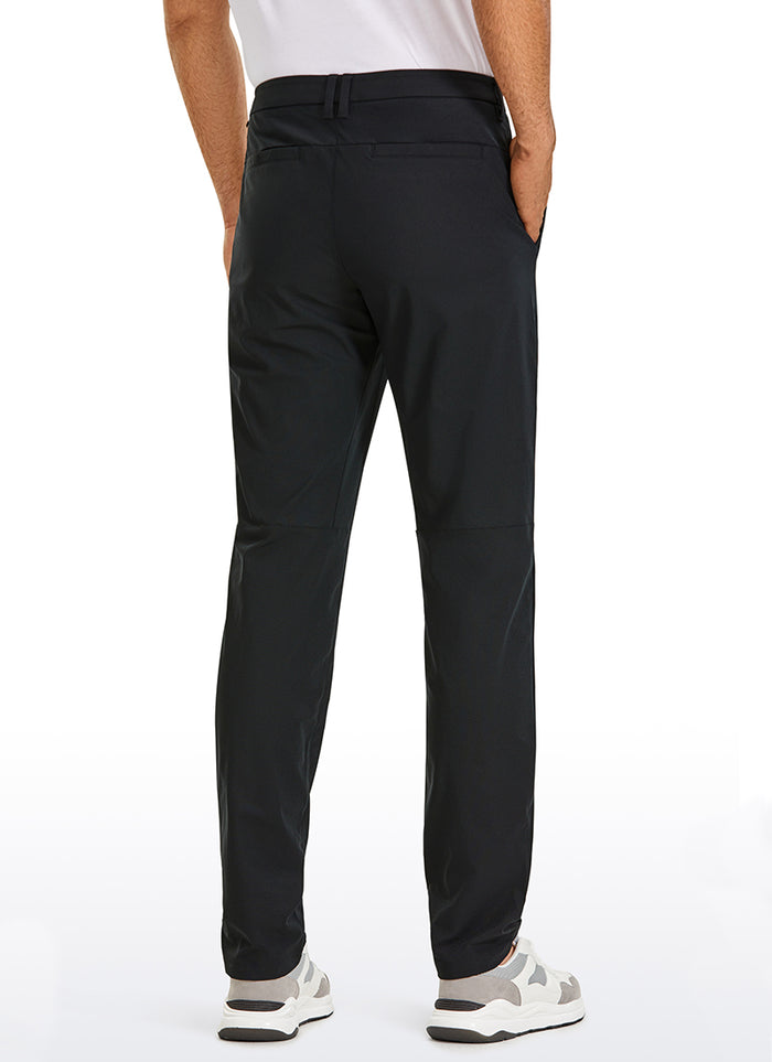 CRZ YOGA Man's All-Day Comfy Quick Dry Pocket Golf Pant 36” Black
