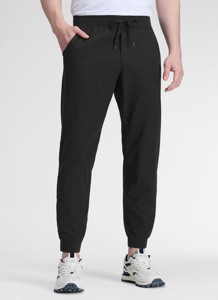 CRZ YOGA Man's  All-Day Comfy Golf Pocket Slim Fit Pant 28" Black
