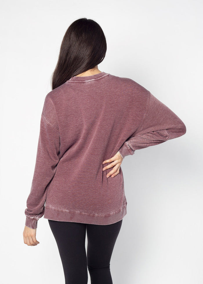 Arizona State Sun Devils Women's Signature Burnout Crewneck Sweatshirt