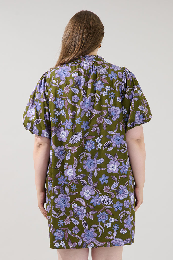 Aurora Shift Mini Dress Reverie Curve