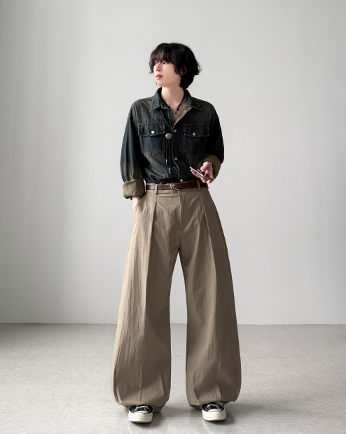 Balloon Wide Trousers