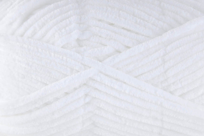 Bella Chenille Yarn Universal Yarn 101 Snowy