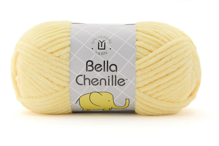 Bella Chenille Yarn Universal Yarn 102 Daffodil