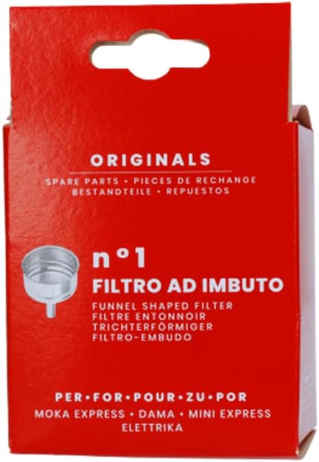 Bialetti 1 - Cup Moka Express Stovetop Espresso Maker Aluminum Replacement Funnel - Coffeesection