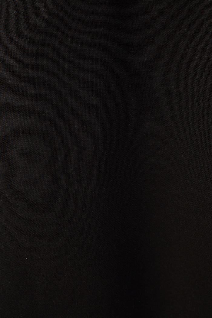 Black Bead Embroidered Linen Mini Dress_7