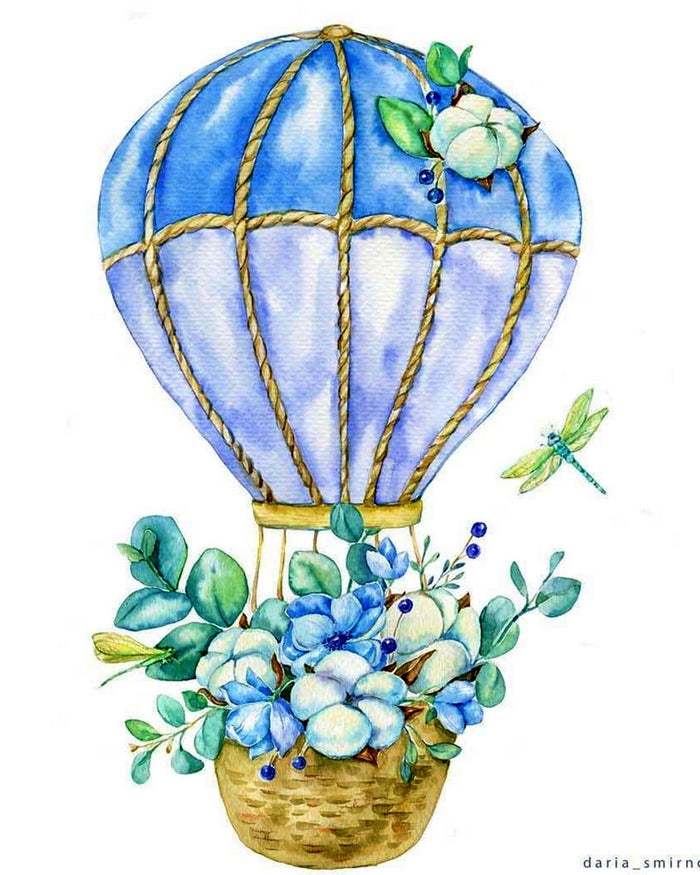 Blue Flowers By Daria Smirnovva