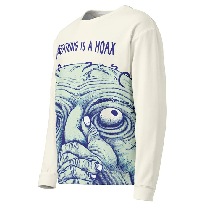 Breathing is a Hoax Sweatshirt - Shirtwascash