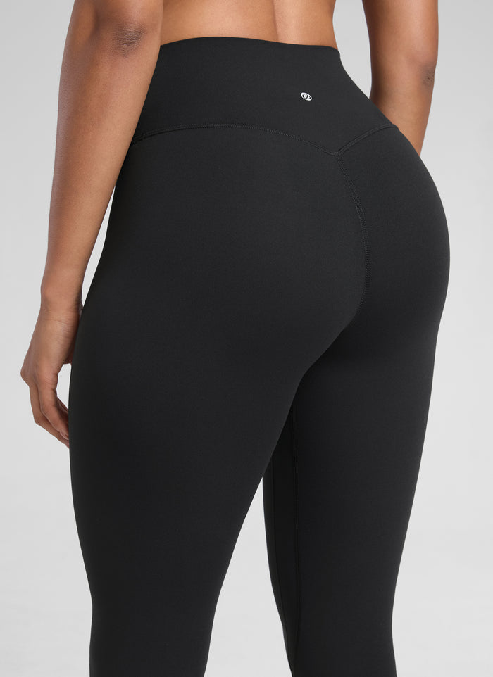 CRZ YOGA Women's High Waisted Capris Workout Leggings 23" Black