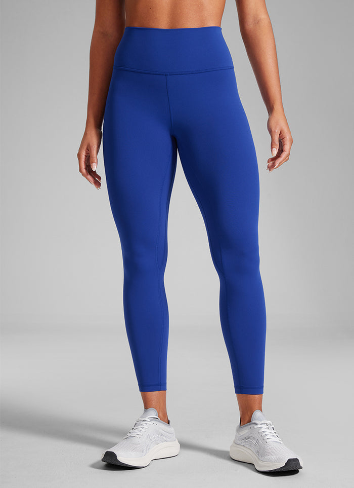 CRZ YOGA Women's Workout High Rise Butterlift Yoga Leggings 25'' Waves Blue