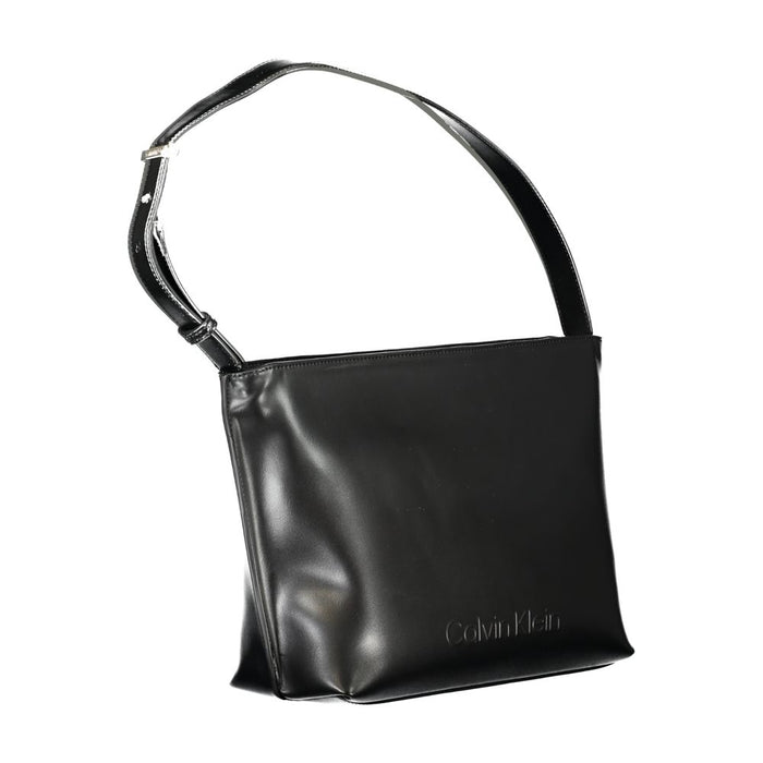 Calvin Klein Black Polyester Women Shoulder Bag