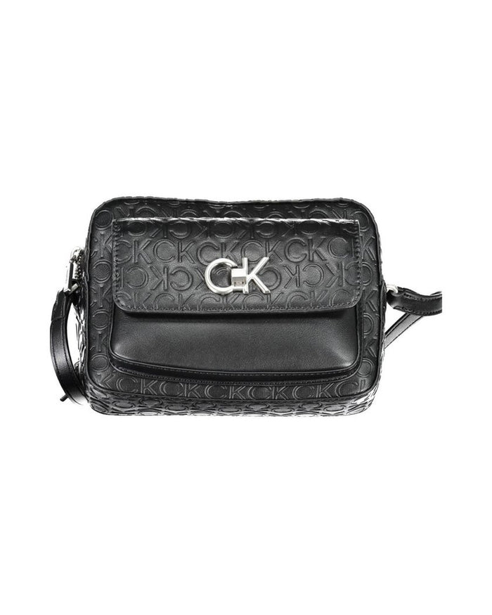 Calvin Klein Black Polyester Women's Shoulder Bag