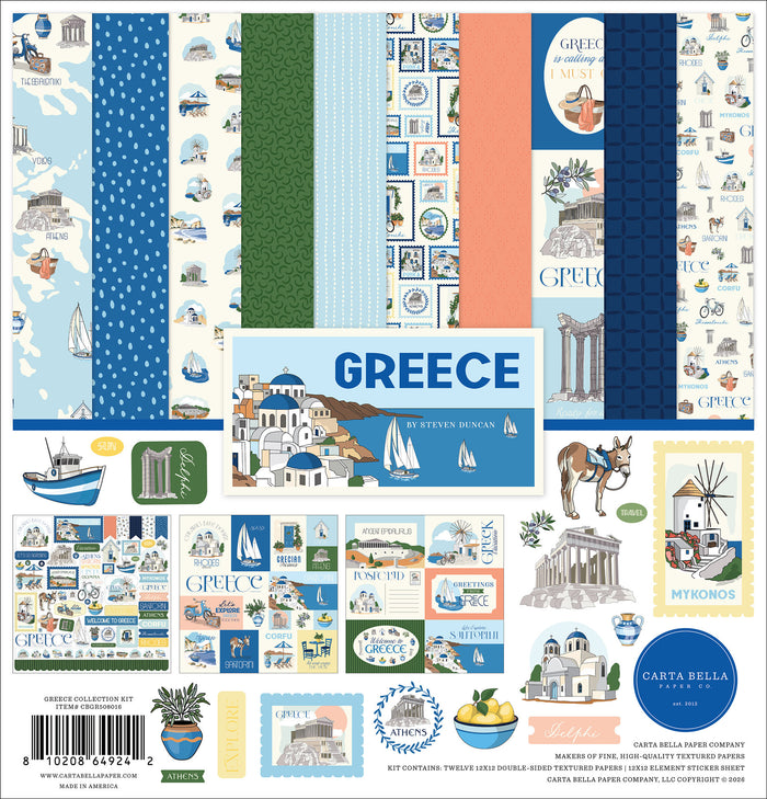 Carta Bella | Greece - 12x12 Collection Kit