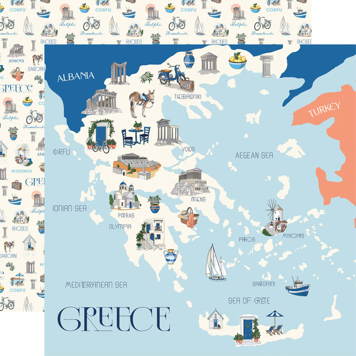 Carta Bella | Greece - 12x12 Collection Kit