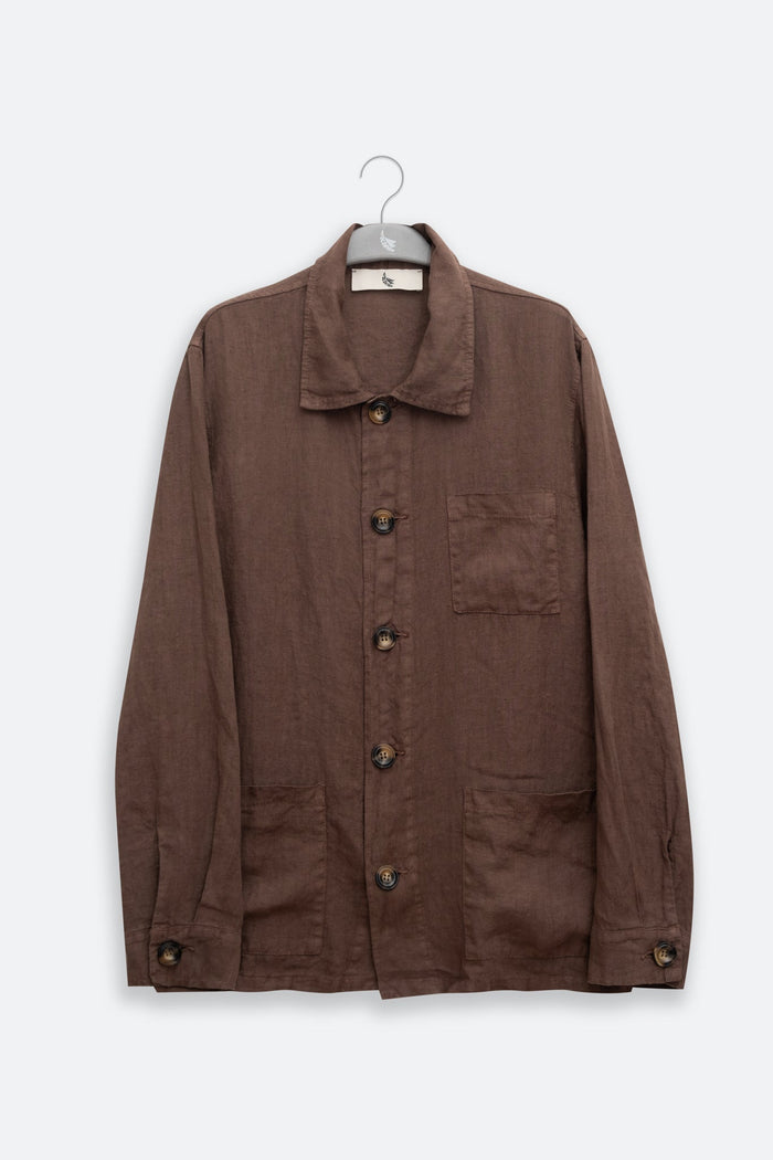 Chaqueta De Lino Premium Moccha - Polonio Uruguay