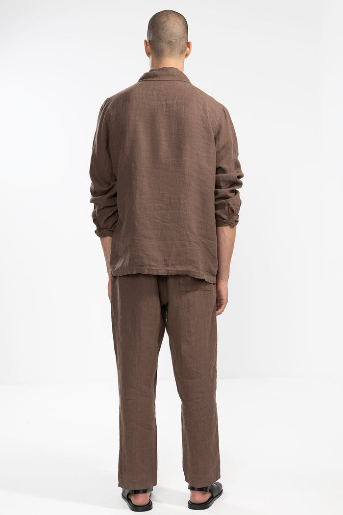 Chaqueta De Lino Premium Moccha - Polonio Uruguay