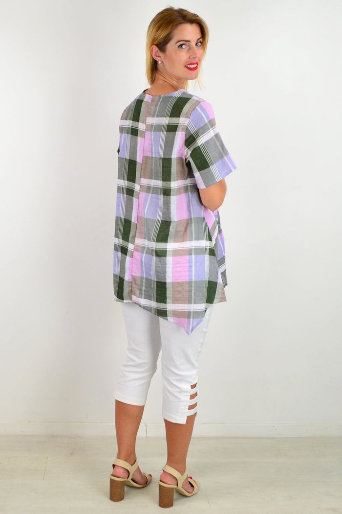 Elegant Check Out My Pocket Tunic Top, a stylish women's tunic with pockets, shown in a flattering fit and comfortable fabric.