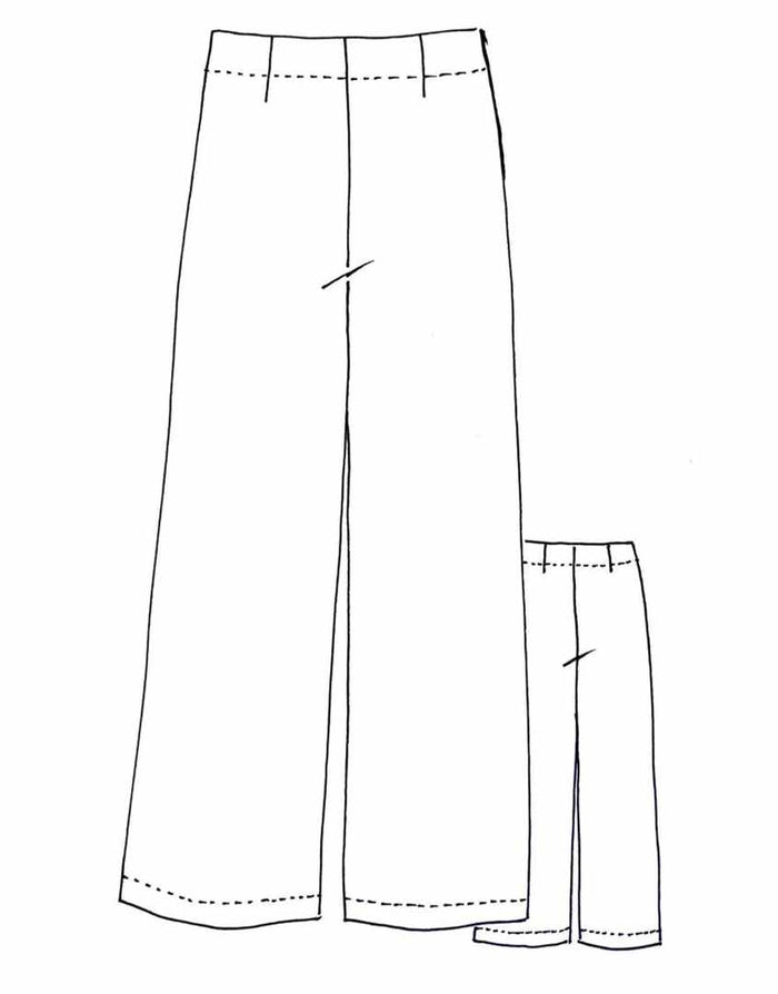 Chiara Trousers Sewing Pattern, Tessuti
