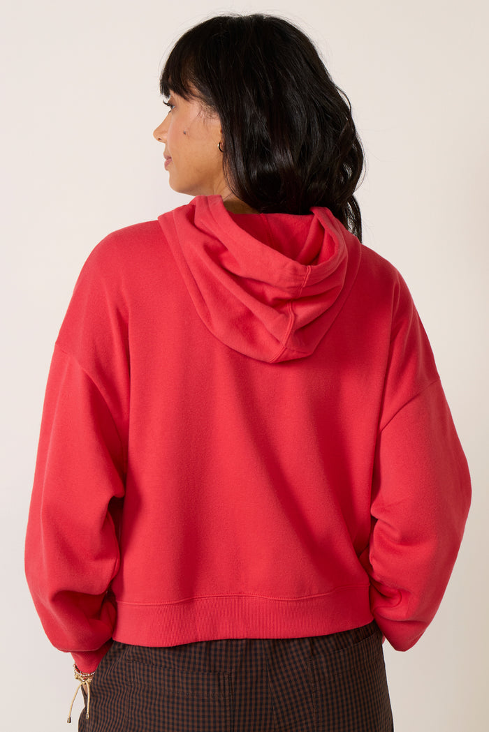 Chiefs Oversized Crop Hoodie