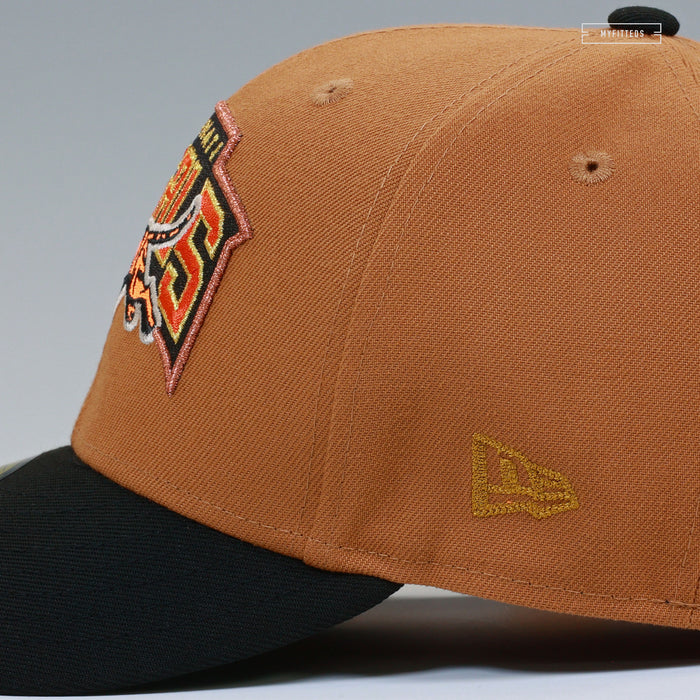 CINCINNATI BENGALS WORDMARK CIGARS AND TROPHIES NEW ERA FITTED CAP