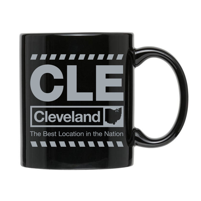 CLE Airport Code Coffee Mug – 11 oz