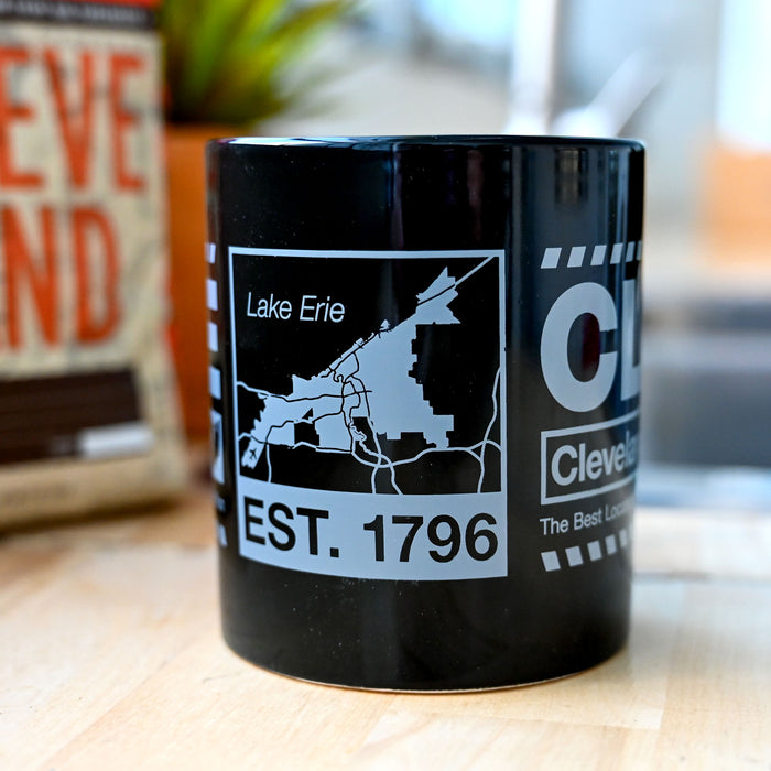 CLE Airport Code Coffee Mug – 11 oz
