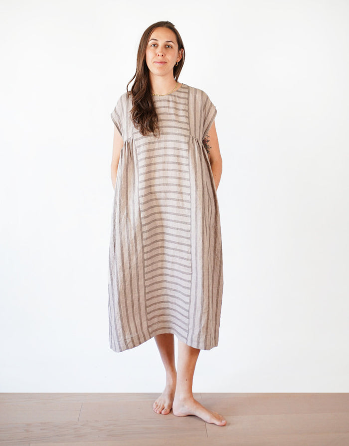 Collage Gather Dress PDF Immediate Download Sewing Pattern, Matchy Matchy Sewing Club